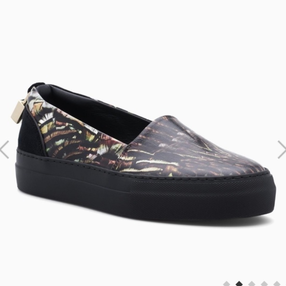 Buscemi Slip On Gaia Black Loafer Sneakers - 40